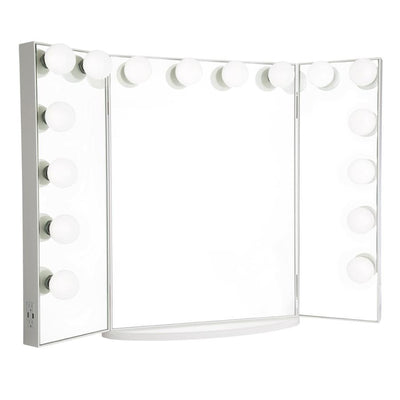 Hollywood Glow® Pro Trifold Vanity Mirror - Furniture Source